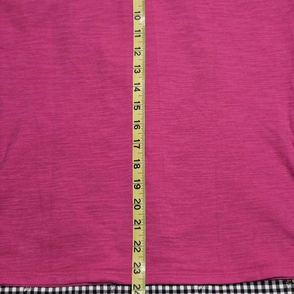 Women's Hanes Pink Short Sleeve Tee - Picture 16 of 16